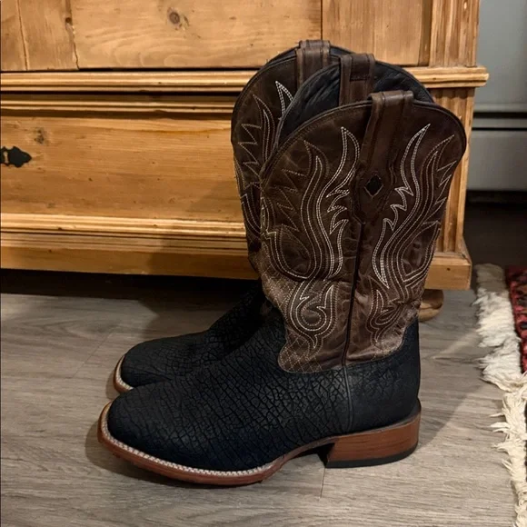 Stetson Exotic River Horse Hippopotamus Boots